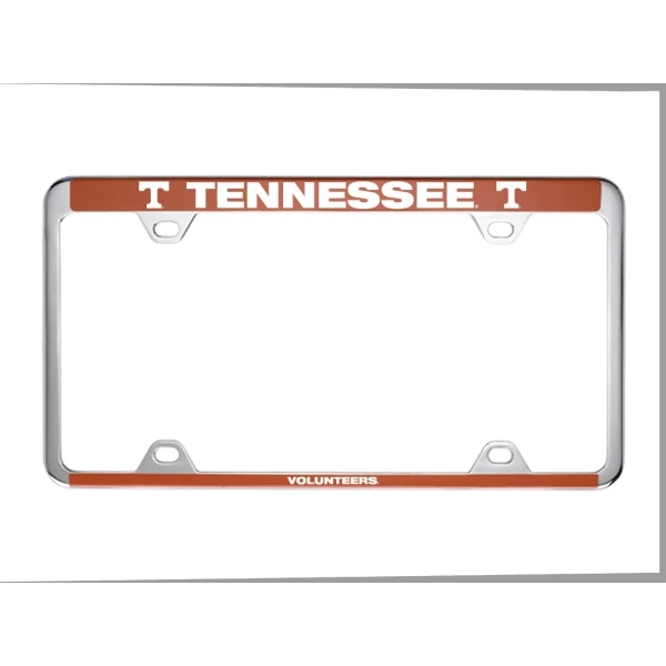 Brushed Zinc and Colored License Frame - Image 6