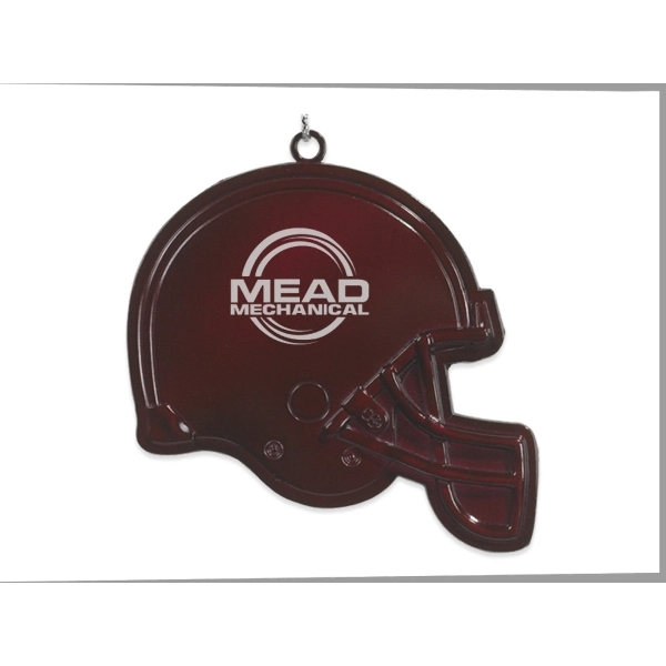 Football Helmet Pewter Ornament - Image 5