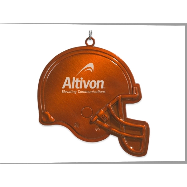 Football Helmet Pewter Ornament - Image 8