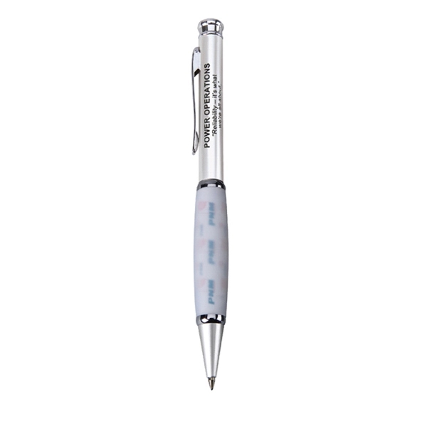 Twist action Frosted White Ballpoint(Parker Style Refill)