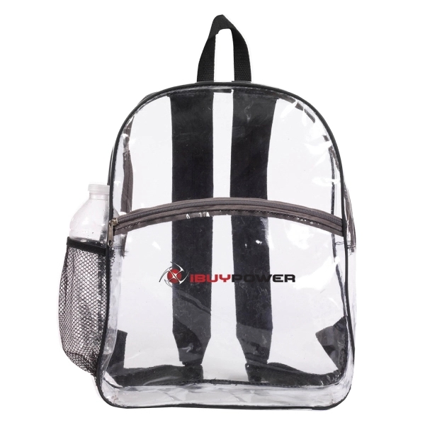 Clear Zipper Backpack - Image 3