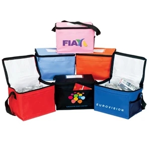 Poly 6 Can Cooler Lunch Bag