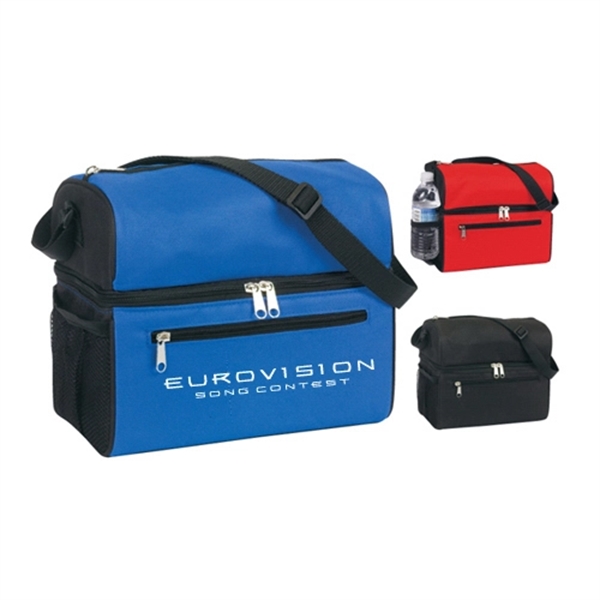 Poly Insulated Compartments Lunch Bag
