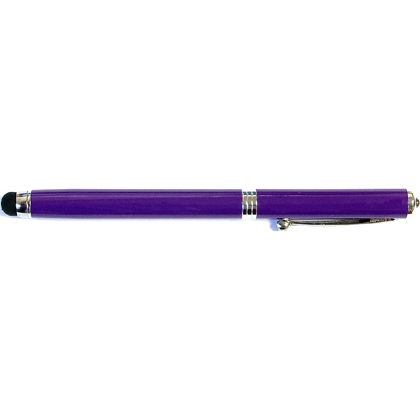 Metal Pen with Laser Pointer, LED Light & Stylus - Image 6