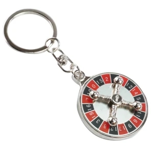 Mini Roulette Spinning Key Tag