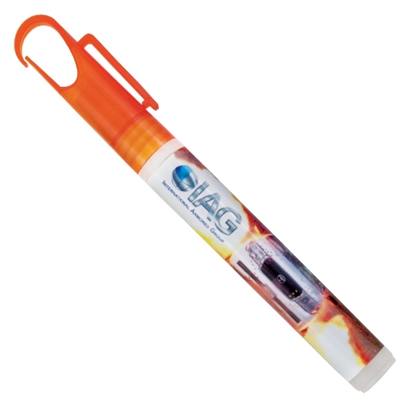10 ml Carabiner clip pocket sunscreen spray SPF30- Orange