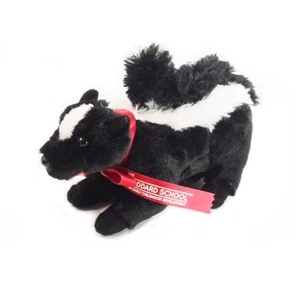 8" Lil' Sachet Skunk with ribbon and one color imprint