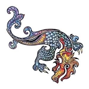 Small Dragon Temporary Tattoo