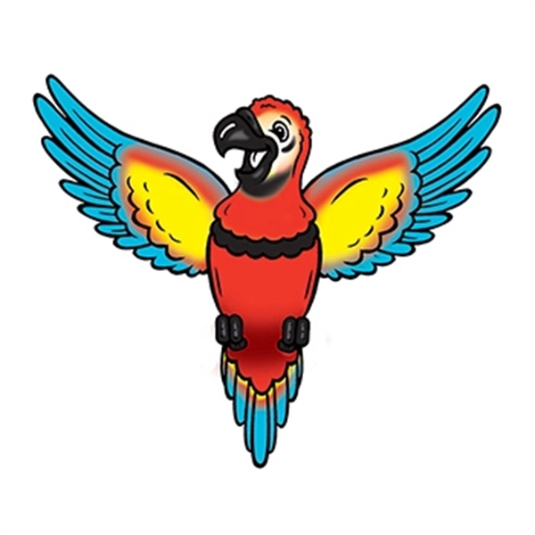 Macaw Temporary Tattoo - Image 1