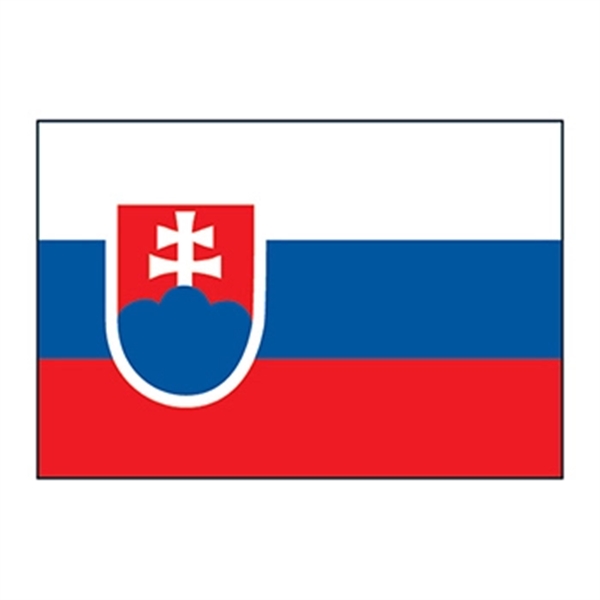 Slovakia Flag Temporary Tattoo - Image 1