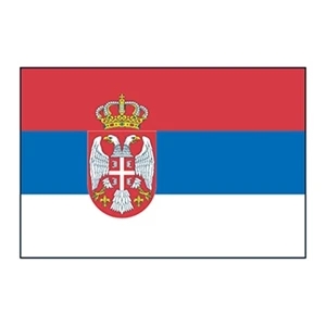 Serbia Flag Temporary Tattoo