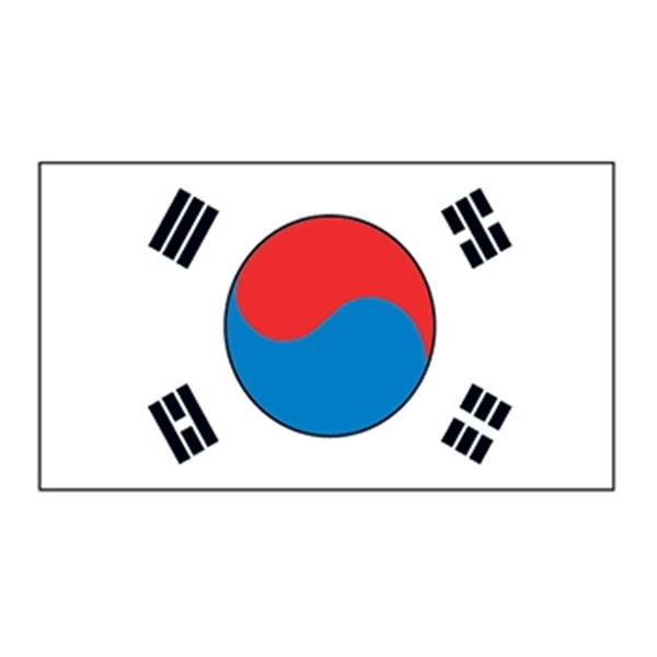 Korea Flag Temporary Tattoo - Image 1
