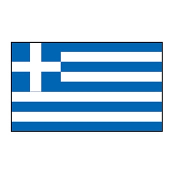 Greece Flag Temporary Tattoo - Image 1