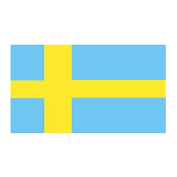 Sweden Flag Temporary Tattoo - Image 1