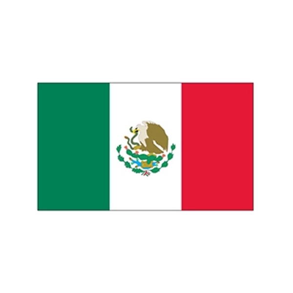 Mexico Flag Temporary Tattoo - Image 1