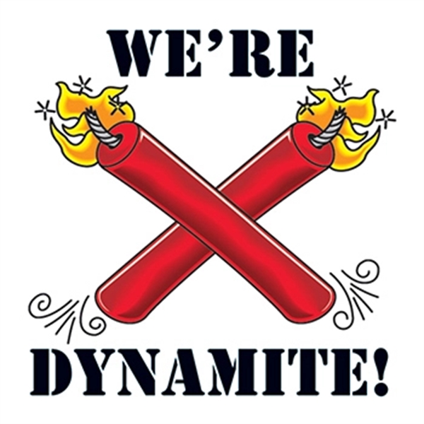 We're Dynamite Temporary Tattoo - Image 1
