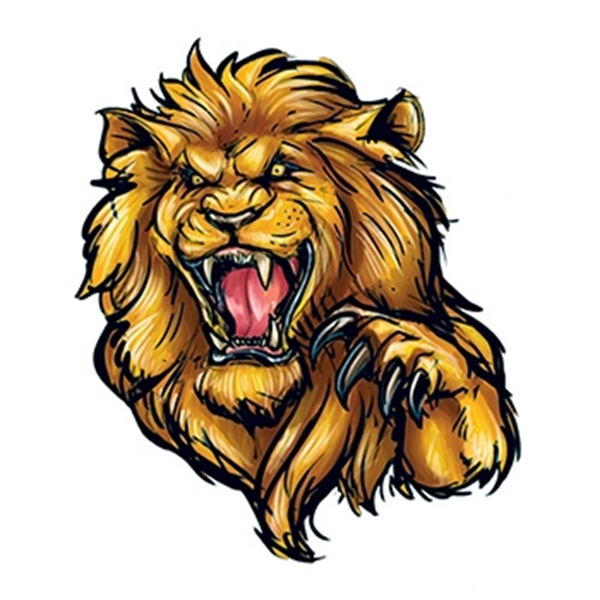 Roaring Lion Temporary Tattoo