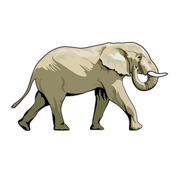 Walking Elephant Temporary Tattoo - Image 1