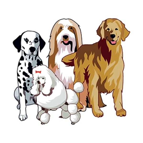 Group of Dogs Temporary Tattoo - Image 1