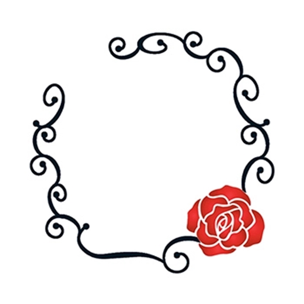 Tribal Rose Ring Temporary Tattoo - Image 1