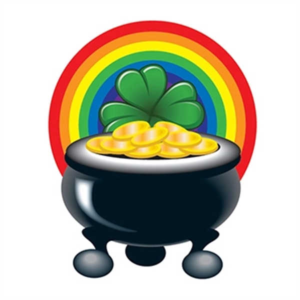 Pot of Gold Temporary Tattoo - Image 1