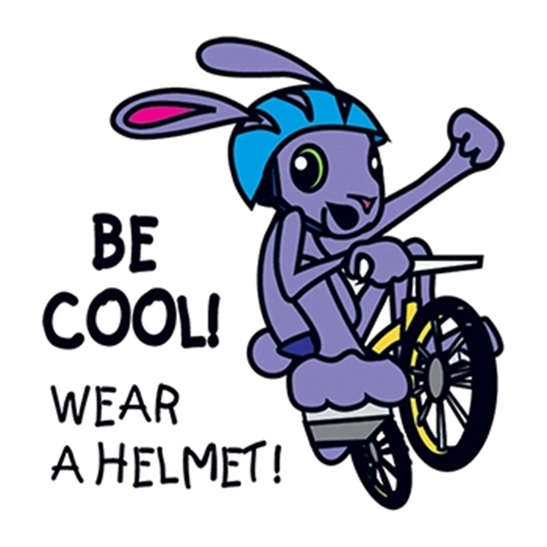 Wear A Helmet Temporary Tattoo - Image 1