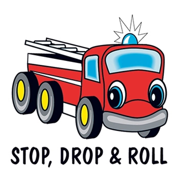 Stop Drop & Roll Temporary Tattoo - Image 1
