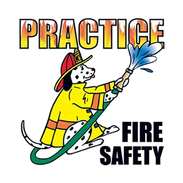Practice Fire Safety Temporary Tattoo - Image 1