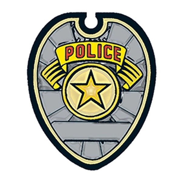 Police Badge Temporary Tattoo - Image 1