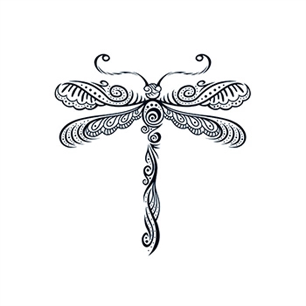Henna: Dragonfly Temporary Tattoo