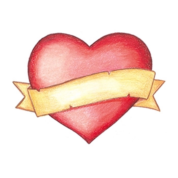 Traditional Heart with Banner