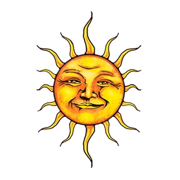 Sun Temporary Tattoo - Image 1