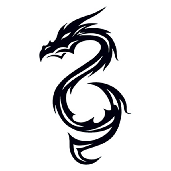 Tribal S Dragon Temporary Tattoo