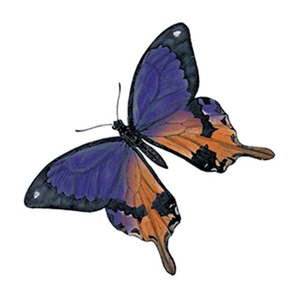 Purple Butterfly Temporary Tattoo - Image 1