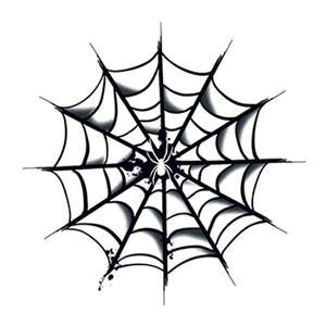 Spider Web Temporary Tattoo