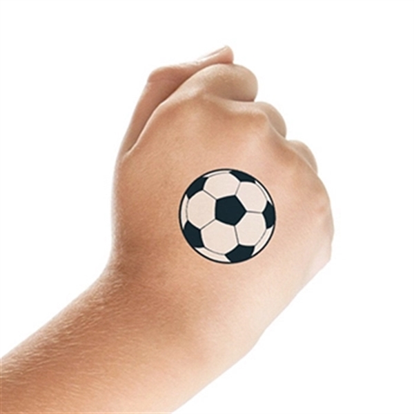 Soccer Ball Temporary Tattoo - Image 2