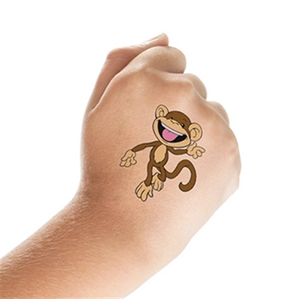 Monkey Temporary Tattoo - Image 2