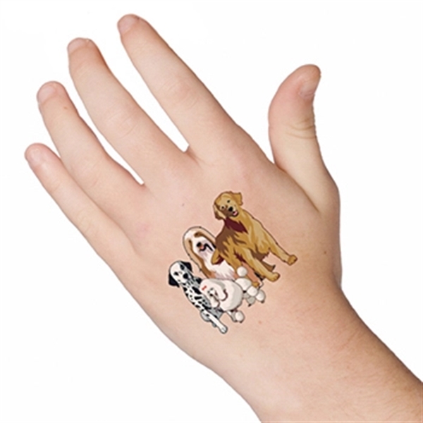 Group of Dogs Temporary Tattoo - Image 2