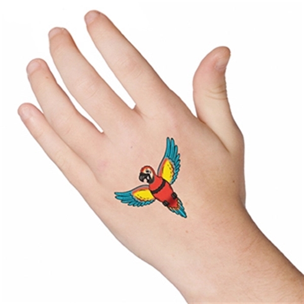 Macaw Temporary Tattoo - Image 2