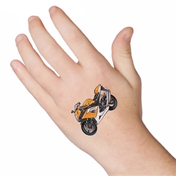 Motorcycle Temporary Tattoo - Image 2