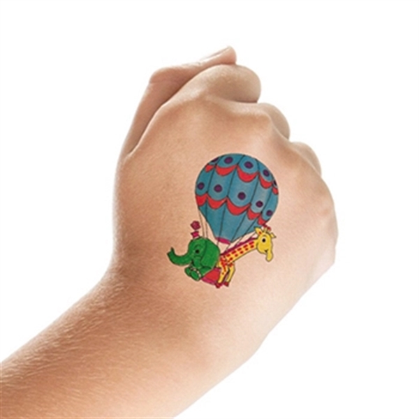 Hot Air Balloon Temporary Tattoo - Image 2