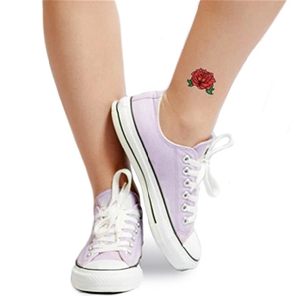 Red Rose Temporary Tattoo - Image 2