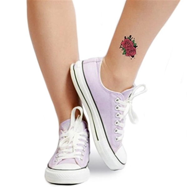 Two Roses Temporary Tattoo - Image 2