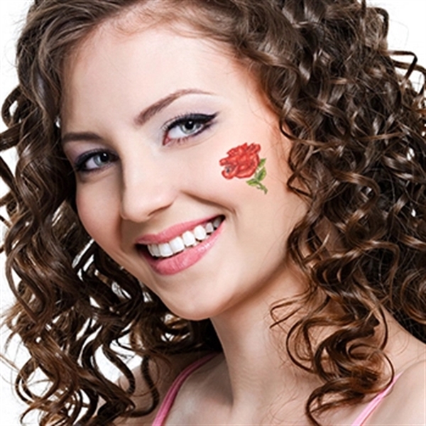Rose with Spider Temporary Tattoo - Image 2