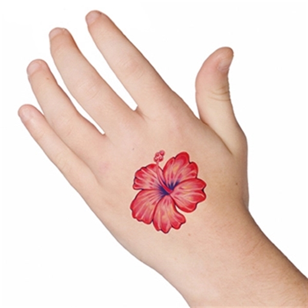Hibiscus Temporary Tattoo - Image 2