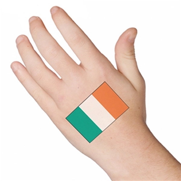 Ireland Flag Temporary Tattoo - Image 2