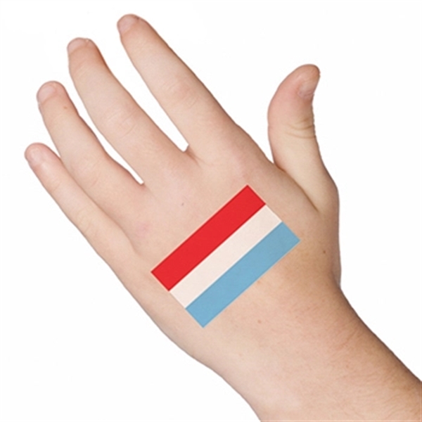 Netherlands Flag Temporary Tattoo - Image 2