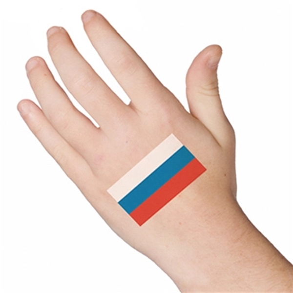Russia Flag Temporary Tattoo - Image 2