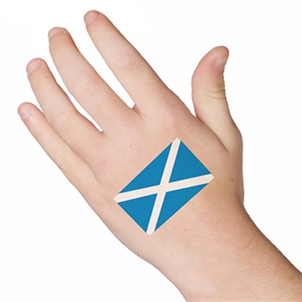 Scotland Flag Temporary Tattoo - Image 2