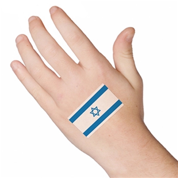 Israel Flag Temporary Tattoo - Image 2